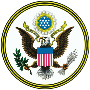 Great Seal of the United States via Wikipedia Commons.